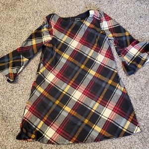 JH Plaid Flannel Dress